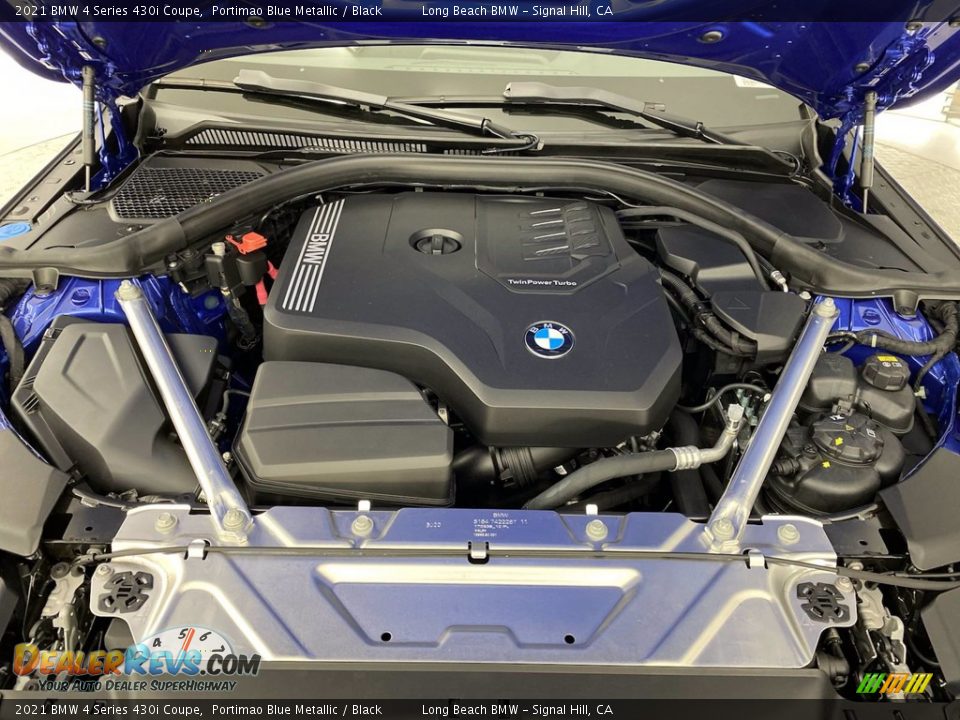 2021 BMW 4 Series 430i Coupe 2.0 Liter DI TwinPower Turbocharged DOHC 16-Valve VVT 4 Cylinder Engine Photo #16