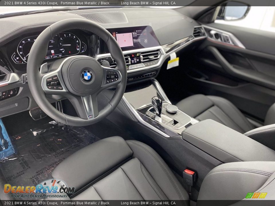 Black Interior - 2021 BMW 4 Series 430i Coupe Photo #19