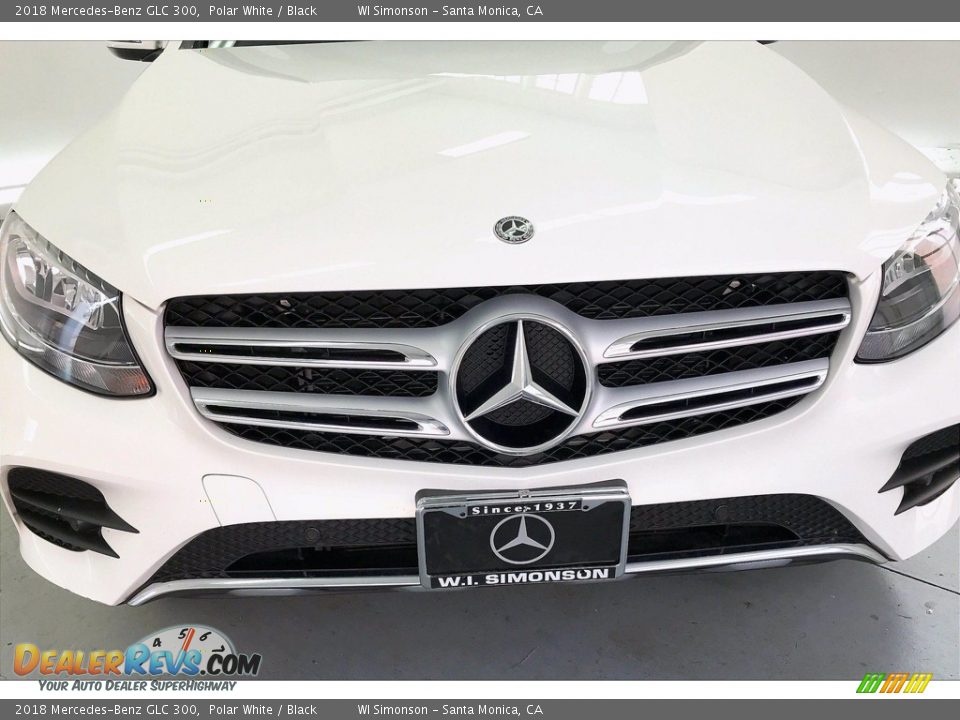 2018 Mercedes-Benz GLC 300 Polar White / Black Photo #30