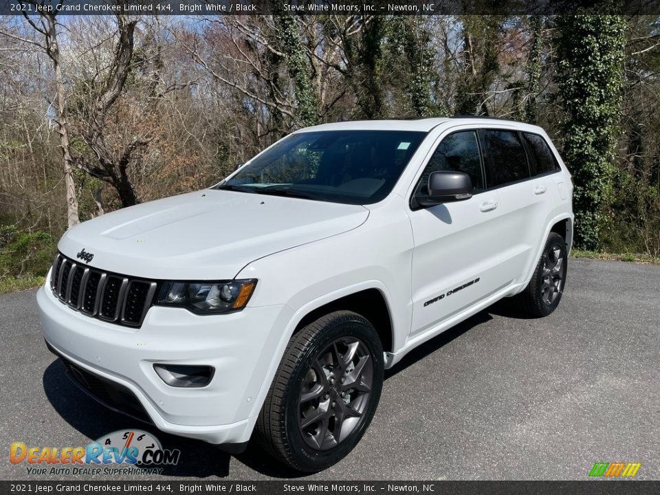 2021 Jeep Grand Cherokee Limited 4x4 Bright White / Black Photo #2