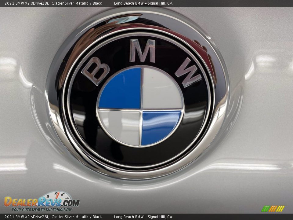 2021 BMW X2 sDrive28i Glacier Silver Metallic / Black Photo #7