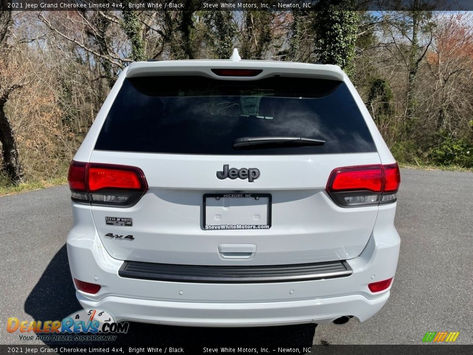 2021 Jeep Grand Cherokee Limited 4x4 Bright White / Black Photo #7