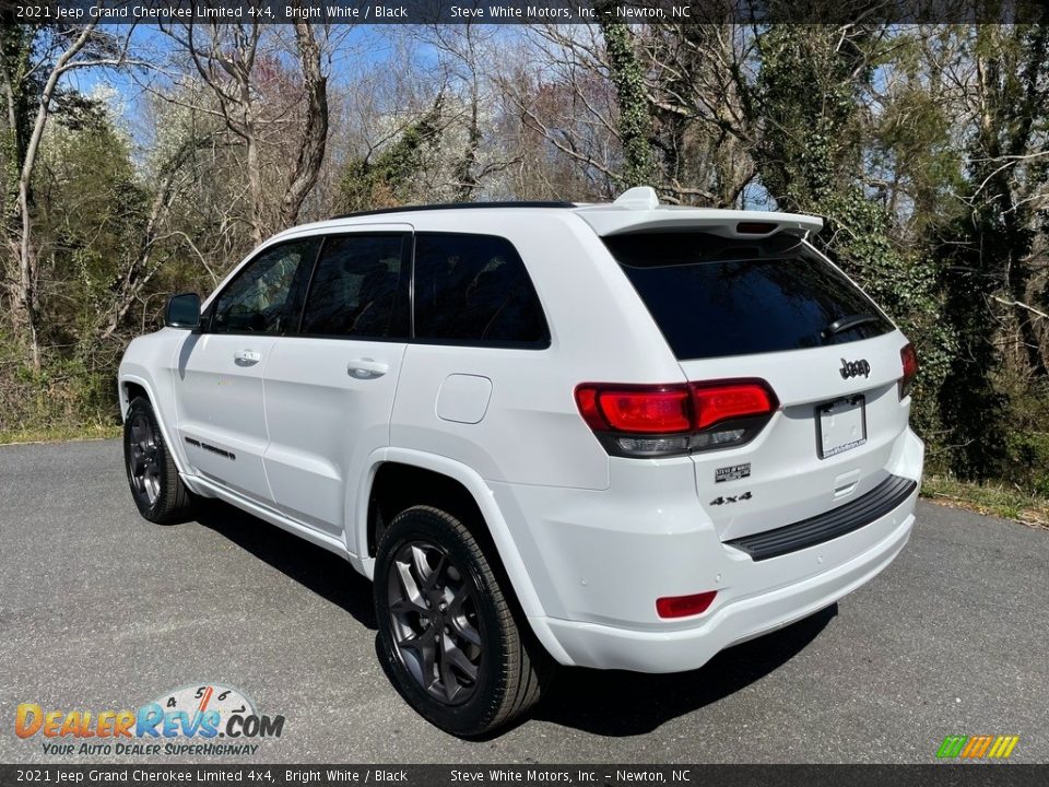 2021 Jeep Grand Cherokee Limited 4x4 Bright White / Black Photo #8