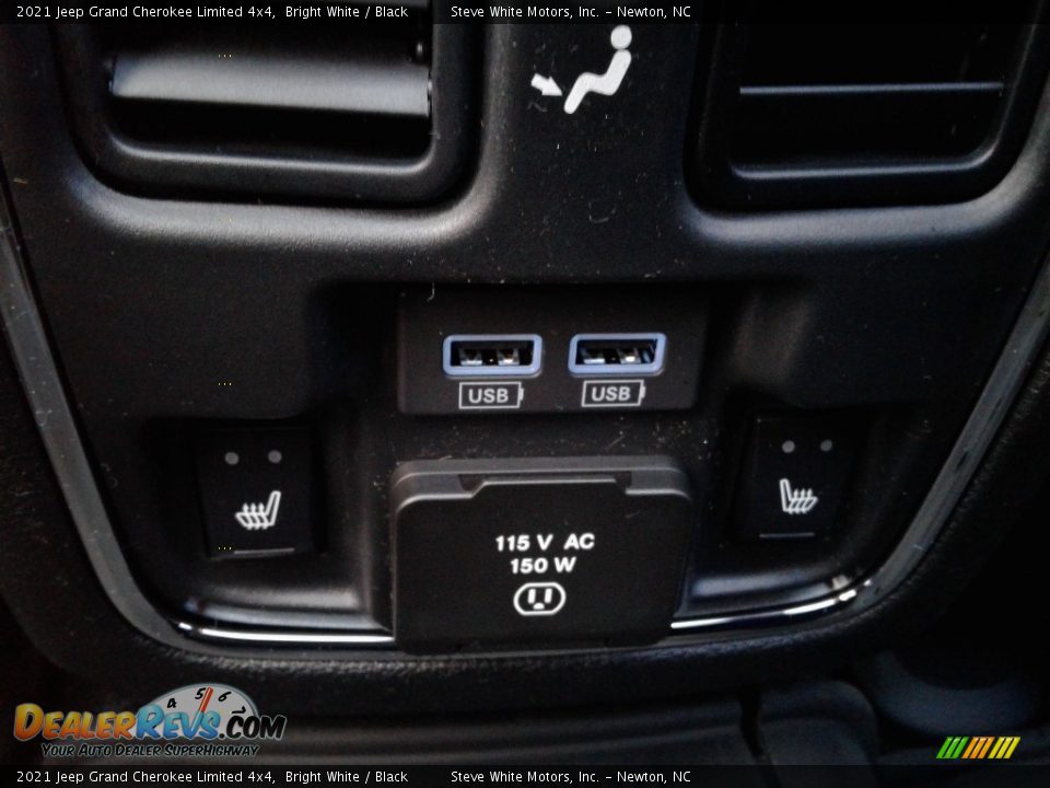 2021 Jeep Grand Cherokee Limited 4x4 Bright White / Black Photo #14