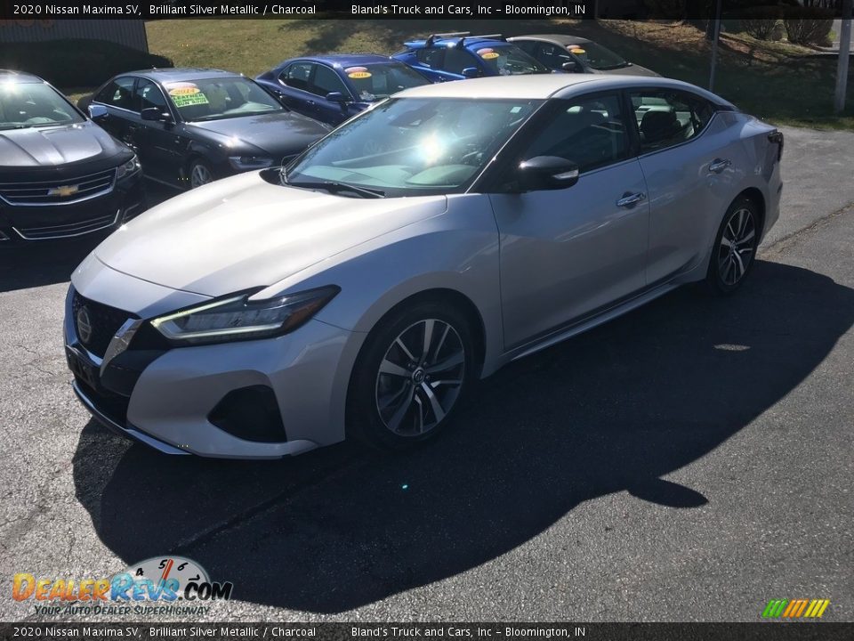 2020 Nissan Maxima SV Brilliant Silver Metallic / Charcoal Photo #2