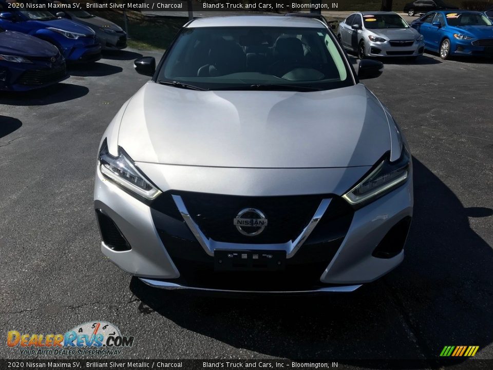 2020 Nissan Maxima SV Brilliant Silver Metallic / Charcoal Photo #3