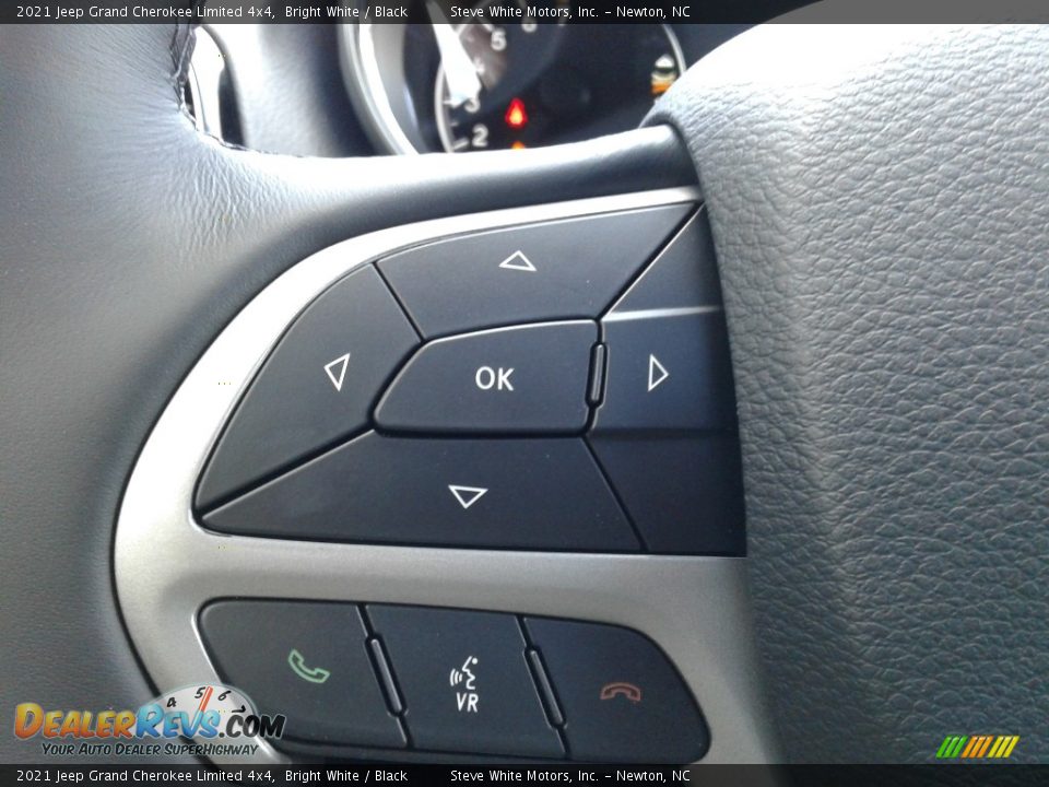 2021 Jeep Grand Cherokee Limited 4x4 Bright White / Black Photo #20