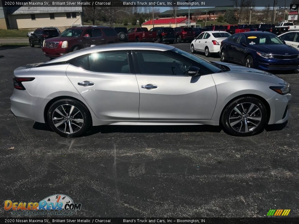 2020 Nissan Maxima SV Brilliant Silver Metallic / Charcoal Photo #5