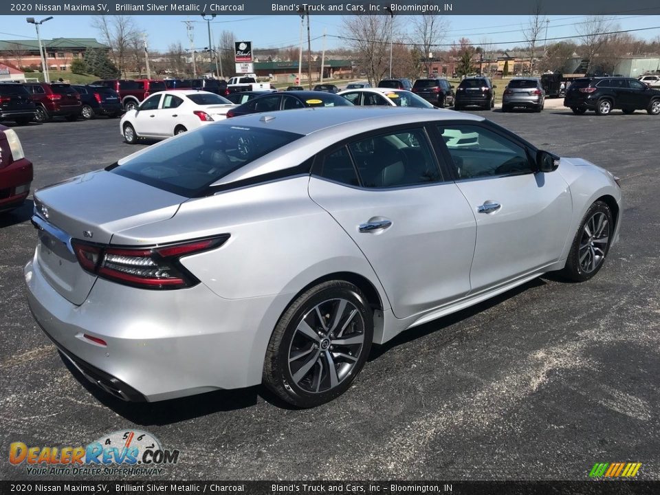 2020 Nissan Maxima SV Brilliant Silver Metallic / Charcoal Photo #6