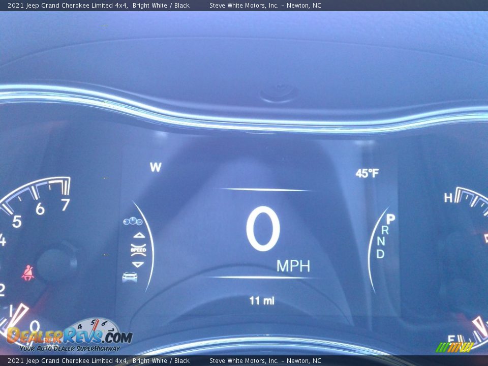 2021 Jeep Grand Cherokee Limited 4x4 Bright White / Black Photo #22