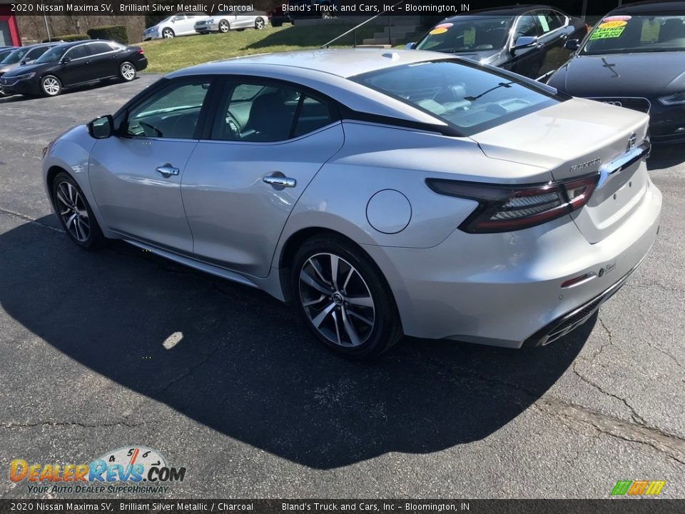 2020 Nissan Maxima SV Brilliant Silver Metallic / Charcoal Photo #9