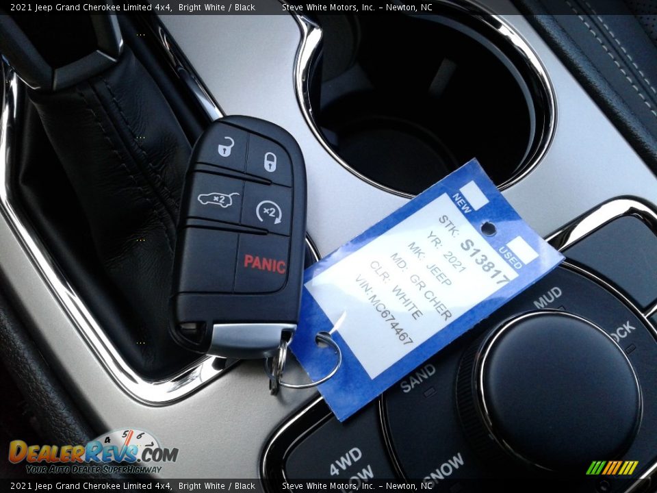 2021 Jeep Grand Cherokee Limited 4x4 Bright White / Black Photo #34