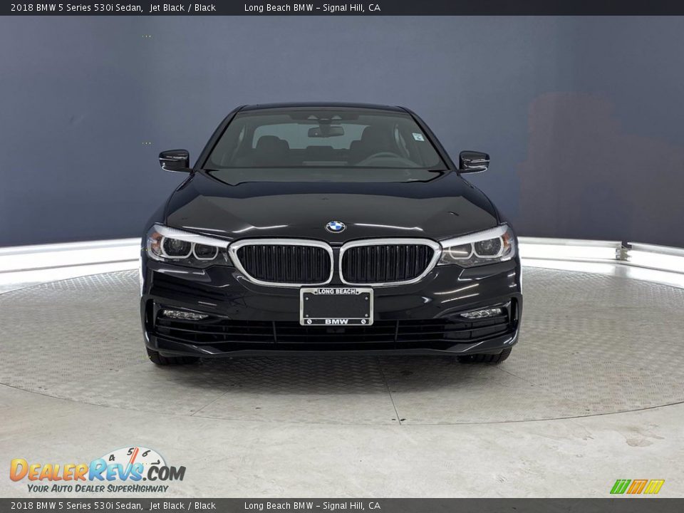 2018 BMW 5 Series 530i Sedan Jet Black / Black Photo #2