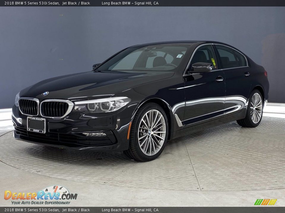 2018 BMW 5 Series 530i Sedan Jet Black / Black Photo #3