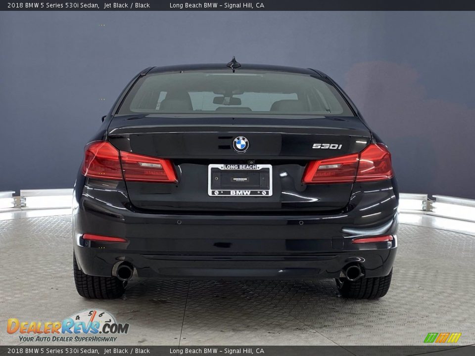 2018 BMW 5 Series 530i Sedan Jet Black / Black Photo #4