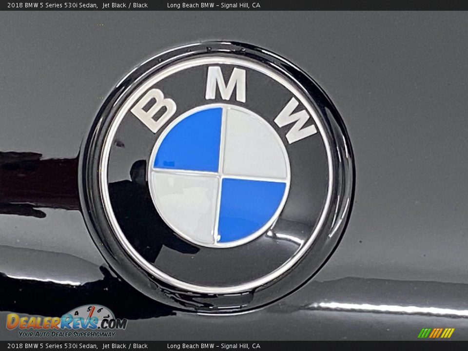 2018 BMW 5 Series 530i Sedan Jet Black / Black Photo #8
