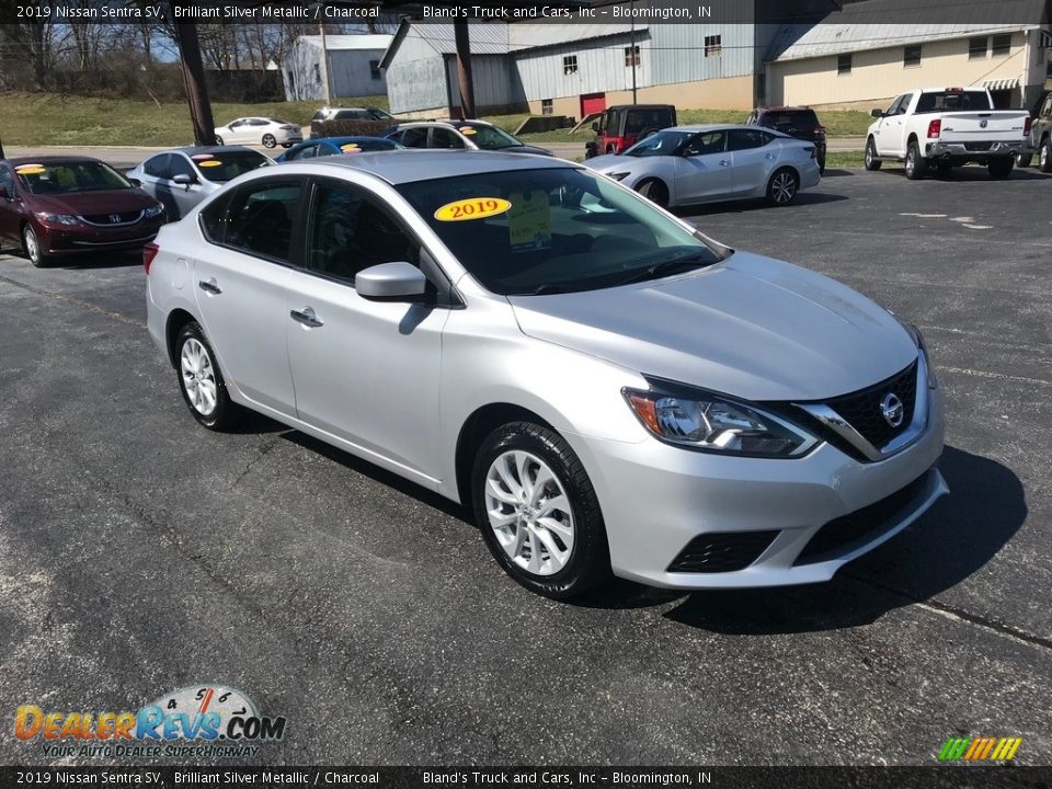 2019 Nissan Sentra SV Brilliant Silver Metallic / Charcoal Photo #4