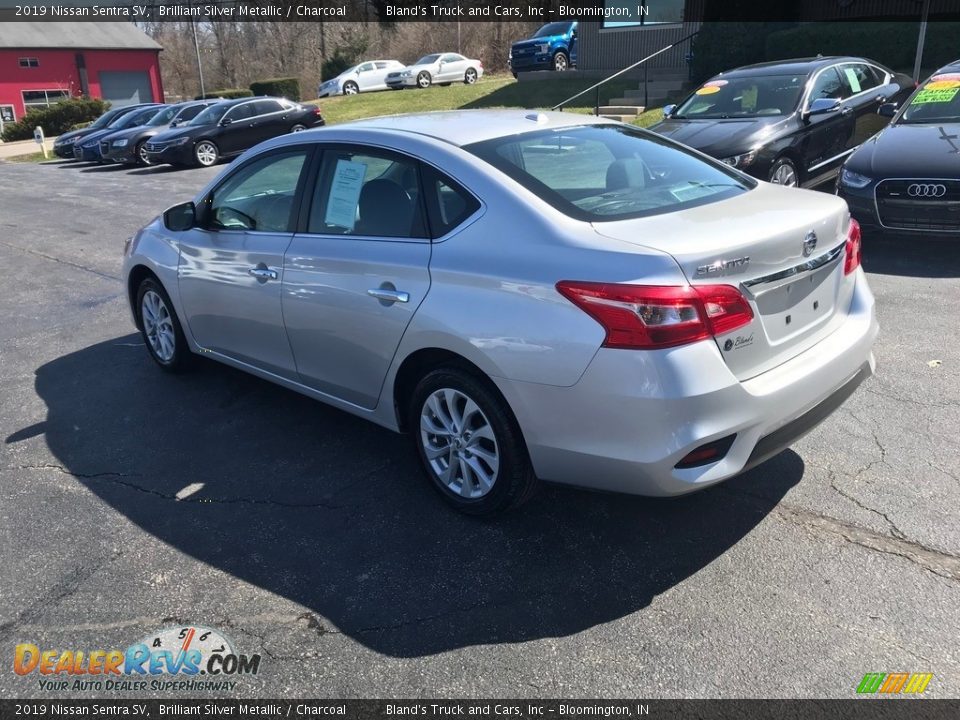 2019 Nissan Sentra SV Brilliant Silver Metallic / Charcoal Photo #9