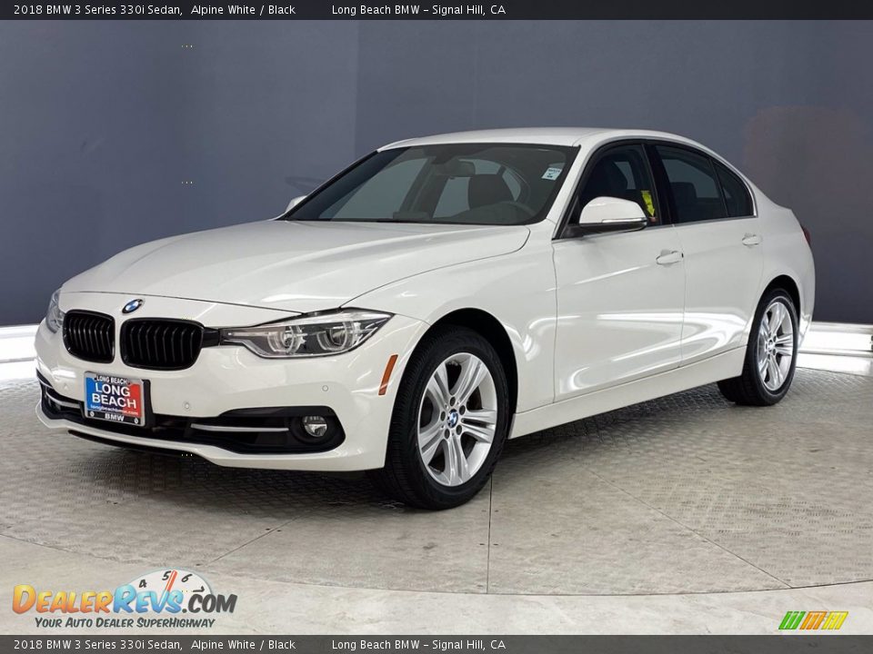 2018 BMW 3 Series 330i Sedan Alpine White / Black Photo #3