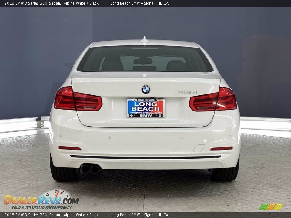 2018 BMW 3 Series 330i Sedan Alpine White / Black Photo #4