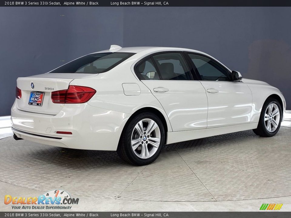 2018 BMW 3 Series 330i Sedan Alpine White / Black Photo #5