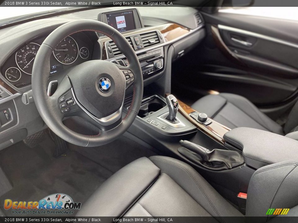 2018 BMW 3 Series 330i Sedan Alpine White / Black Photo #16