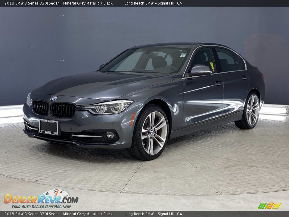 2018 BMW 3 Series 330i Sedan Mineral Grey Metallic / Black Photo #3