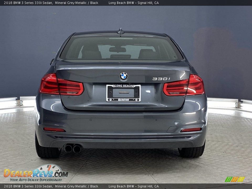 2018 BMW 3 Series 330i Sedan Mineral Grey Metallic / Black Photo #4