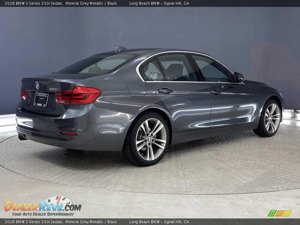 2018 BMW 3 Series 330i Sedan Mineral Grey Metallic / Black Photo #5