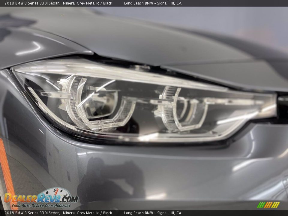 2018 BMW 3 Series 330i Sedan Mineral Grey Metallic / Black Photo #7