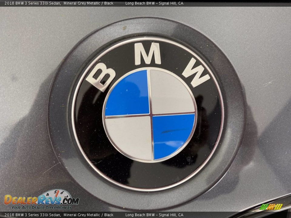 2018 BMW 3 Series 330i Sedan Mineral Grey Metallic / Black Photo #8