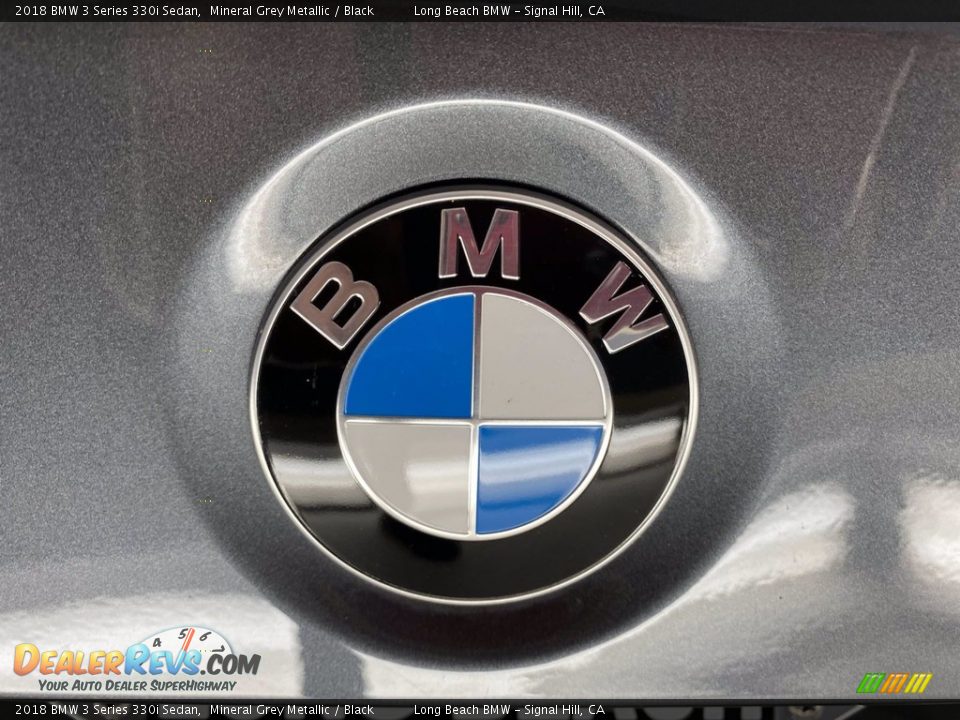 2018 BMW 3 Series 330i Sedan Mineral Grey Metallic / Black Photo #10