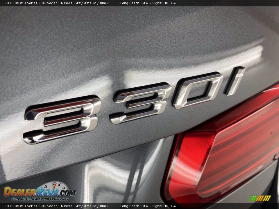 2018 BMW 3 Series 330i Sedan Mineral Grey Metallic / Black Photo #11
