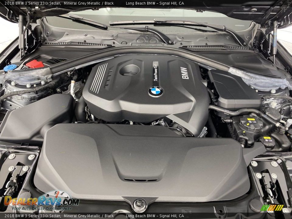 2018 BMW 3 Series 330i Sedan Mineral Grey Metallic / Black Photo #12