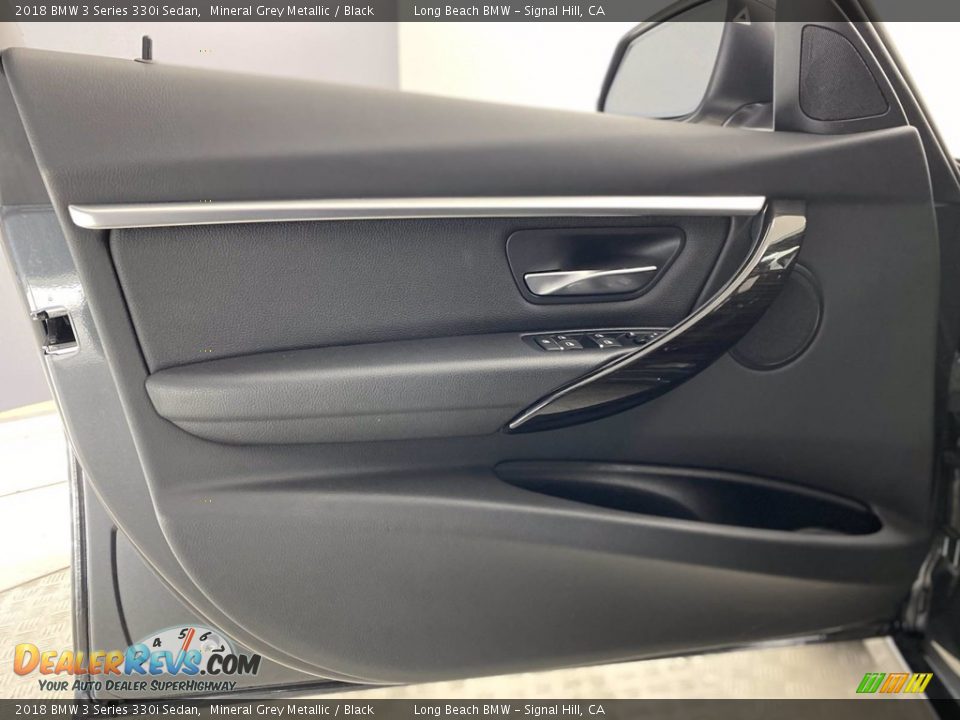2018 BMW 3 Series 330i Sedan Mineral Grey Metallic / Black Photo #13