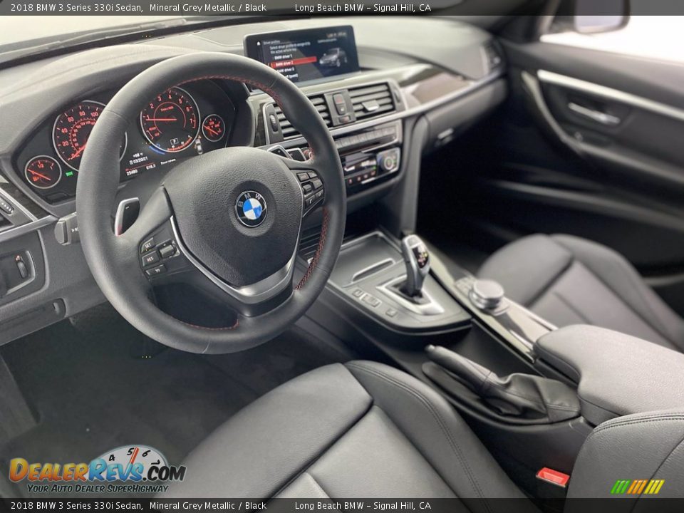2018 BMW 3 Series 330i Sedan Mineral Grey Metallic / Black Photo #16