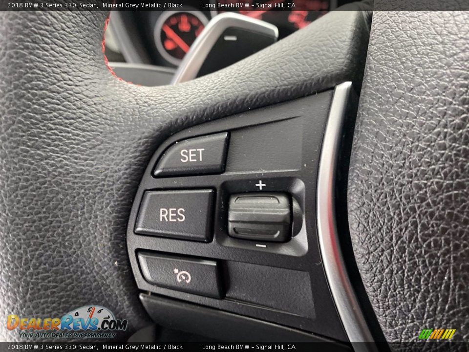2018 BMW 3 Series 330i Sedan Mineral Grey Metallic / Black Photo #19