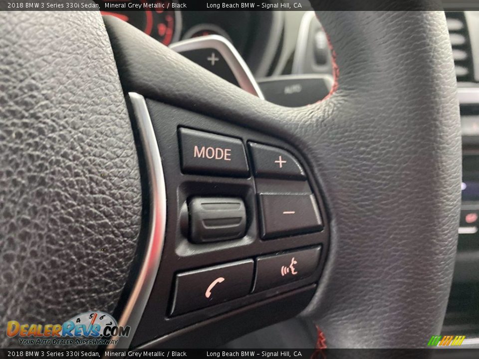 2018 BMW 3 Series 330i Sedan Mineral Grey Metallic / Black Photo #20
