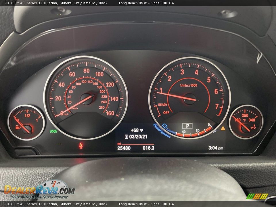 2018 BMW 3 Series 330i Sedan Mineral Grey Metallic / Black Photo #21