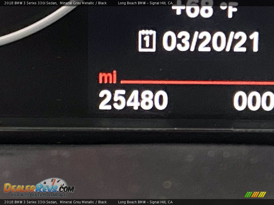 2018 BMW 3 Series 330i Sedan Mineral Grey Metallic / Black Photo #22
