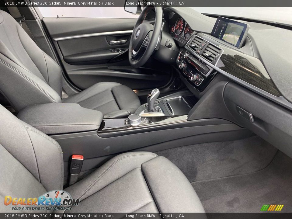 2018 BMW 3 Series 330i Sedan Mineral Grey Metallic / Black Photo #33