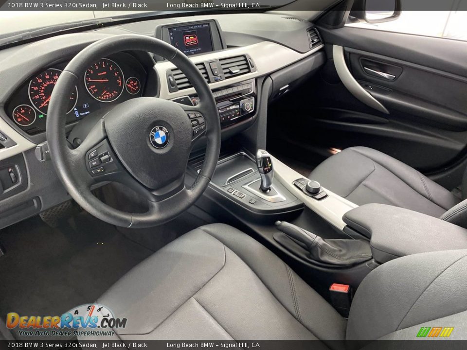 2018 BMW 3 Series 320i Sedan Jet Black / Black Photo #16