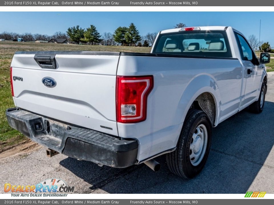 2016 Ford F150 XL Regular Cab Oxford White / Medium Earth Gray Photo #4