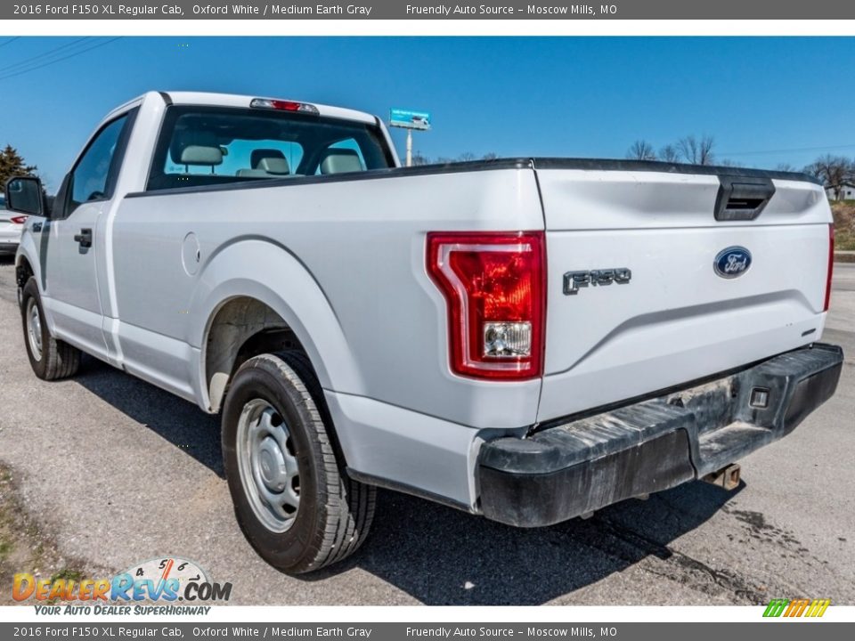 2016 Ford F150 XL Regular Cab Oxford White / Medium Earth Gray Photo #6