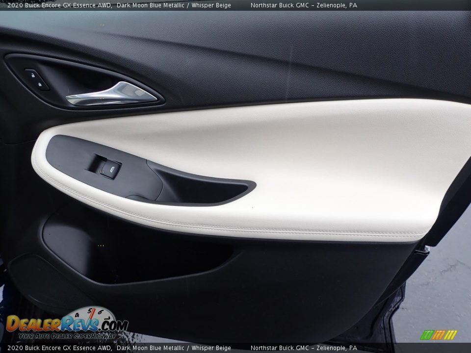 2020 Buick Encore GX Essence AWD Dark Moon Blue Metallic / Whisper Beige Photo #7