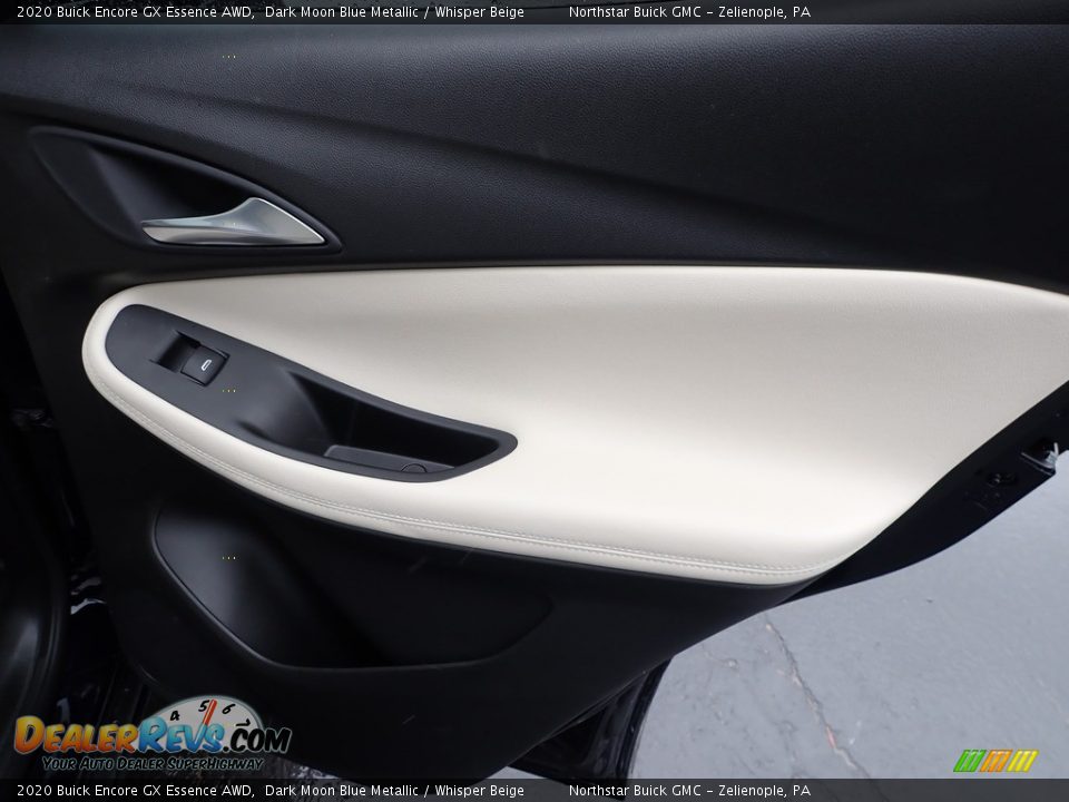 2020 Buick Encore GX Essence AWD Dark Moon Blue Metallic / Whisper Beige Photo #8
