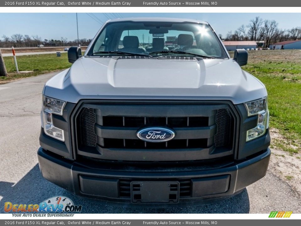 2016 Ford F150 XL Regular Cab Oxford White / Medium Earth Gray Photo #9