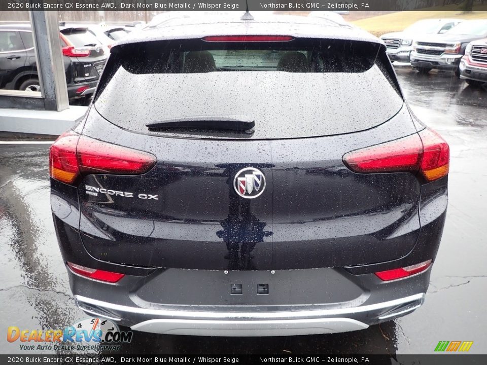 2020 Buick Encore GX Essence AWD Dark Moon Blue Metallic / Whisper Beige Photo #10