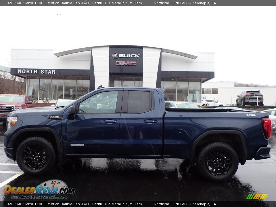 2020 GMC Sierra 1500 Elevation Double Cab 4WD Pacific Blue Metallic / Jet Black Photo #1