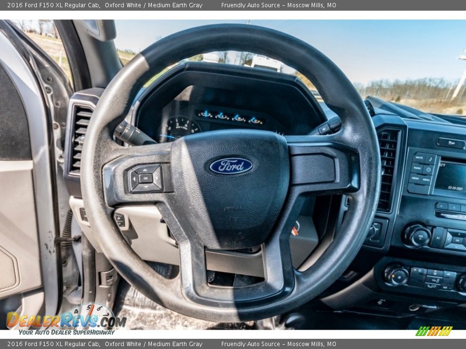 2016 Ford F150 XL Regular Cab Steering Wheel Photo #31